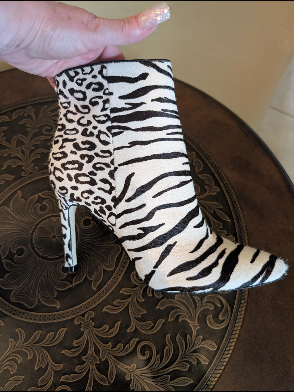 Guess Tabare Animal-Print Ankle Booties - Picture 6 of 13